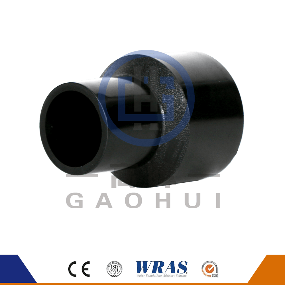 HDPE Cetakan Butt Fusion Pengurangan Reduser Coupler untuk pipa air