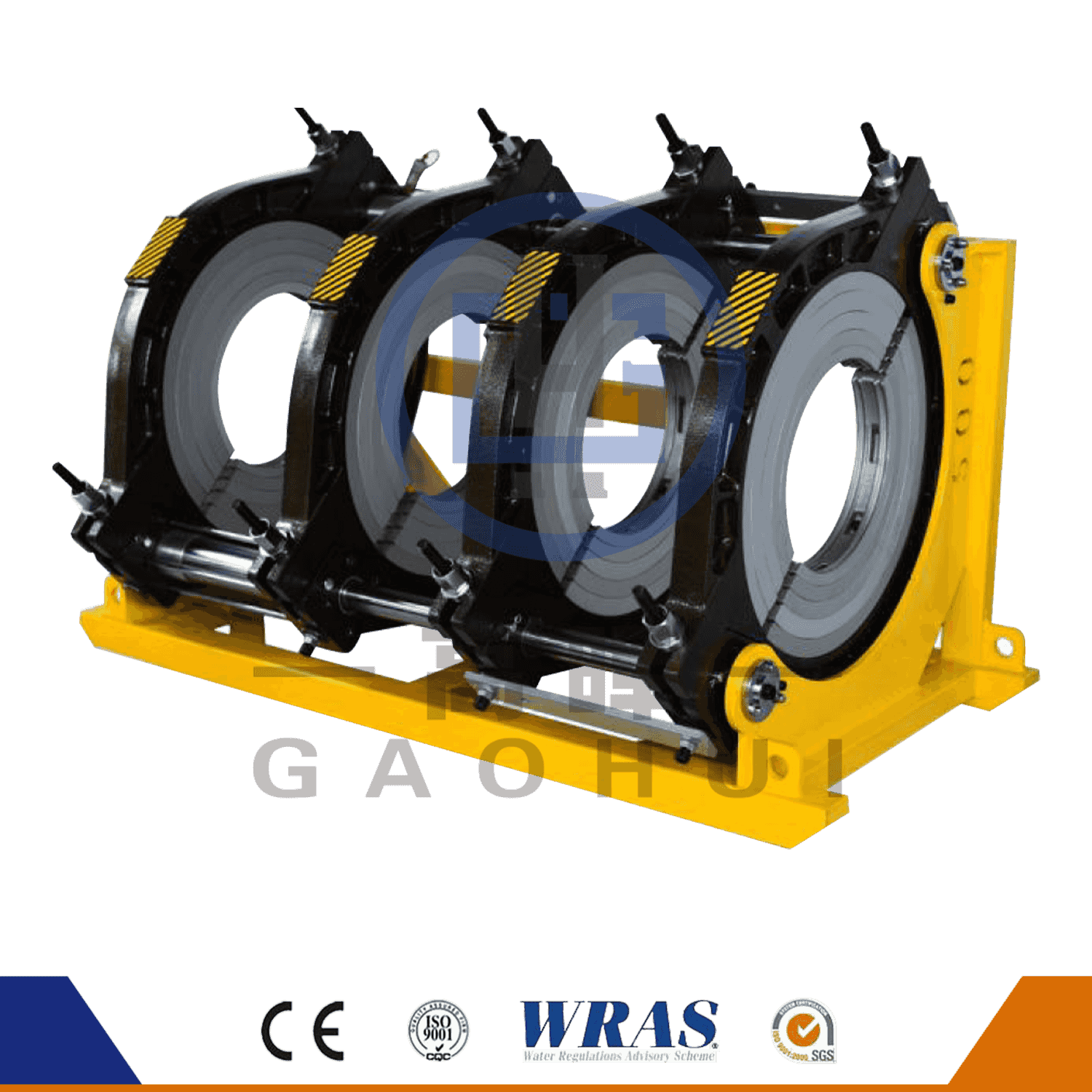 500 Mesin sambungan pipa HDPE semi-otomatis hidrolik