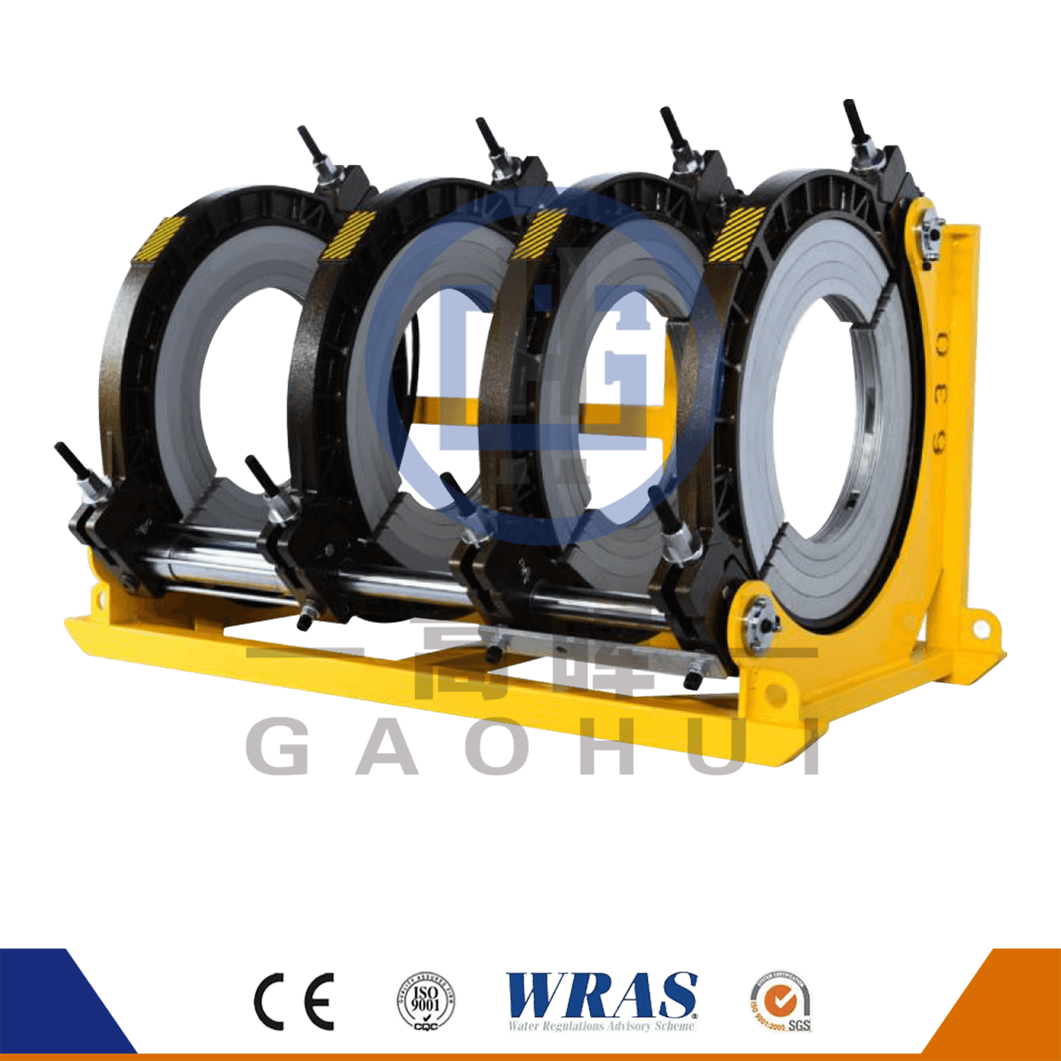 630 HDPE PIPE Mesin pengelasan Butt Fusion semi-otomatis hidrolik