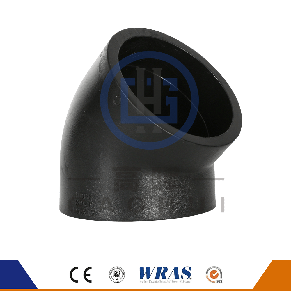 HDPE Socket Fusion 45 ° Elbow